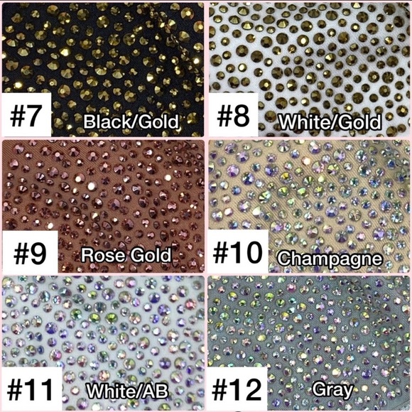 ✨#13 Aquamarine✨Crystal Bling Face Mask - Picture 7 of 15